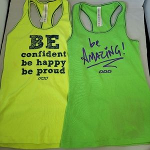 Lorna Jane Active Womens Sz. SmallInspo Stretch Tanks Set of 2